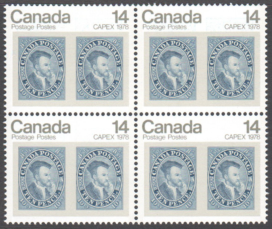 Canada Scott 754 MNH Block - Click Image to Close